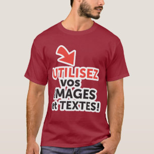 Camiseta Imprima seus designs online DIY em Português