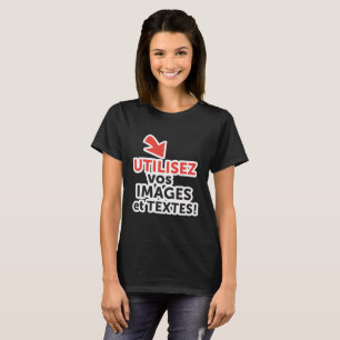 Camiseta Imprima seus designs online DIY em Português
