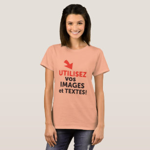 Camiseta Imprima seus designs online DIY em Português