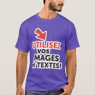 Camiseta Imprima seus designs online DIY em Português