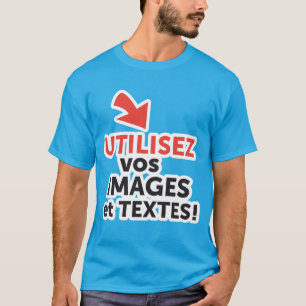 Camiseta Imprima seus designs online DIY em Português