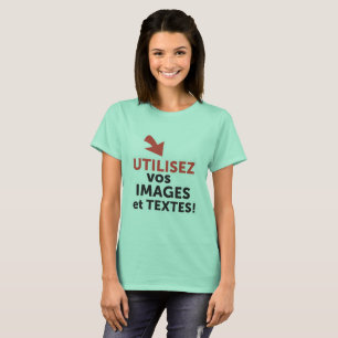 Camiseta Imprimir os vossos desenhos em linha DIY em