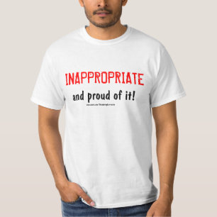 Camiseta Impróprio (parte dianteira)