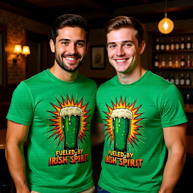 Camiseta Impulsionado pelo Espírito Irlandês (Fueled by Irish Spirit T-Shirt)