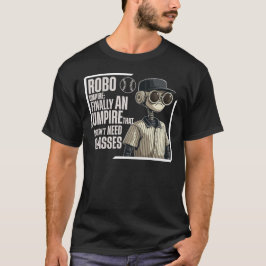 Camiseta Impulso Robô Steampunk - Não São Necessários Óculo