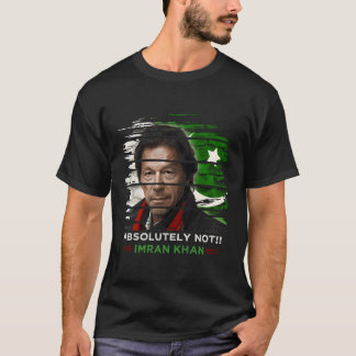 Camiseta Imran Khan Absolutamente Sem Apoiante Pti Pakistan