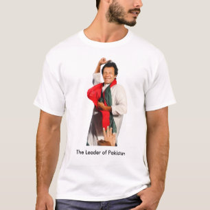 Camiseta Imran Khan o líder de Paquistão