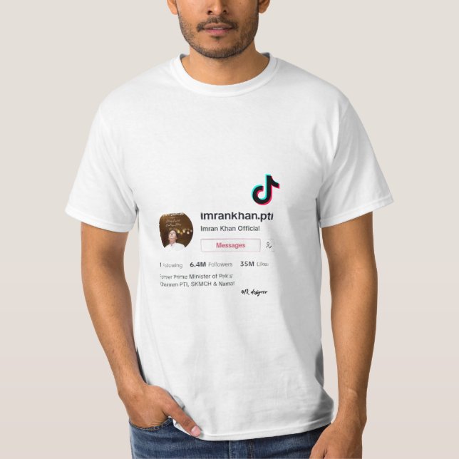 Camiseta imran khan tiktok (Frente)