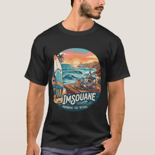 Camiseta Imsouane Marrocos, Surf, Chá & Vibração Costeira A
