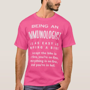 Camiseta Imunologista Fácil - Alergista Médico Humor Funn