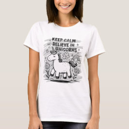 Camiseta In a World of Chaos, Choose Unicorns