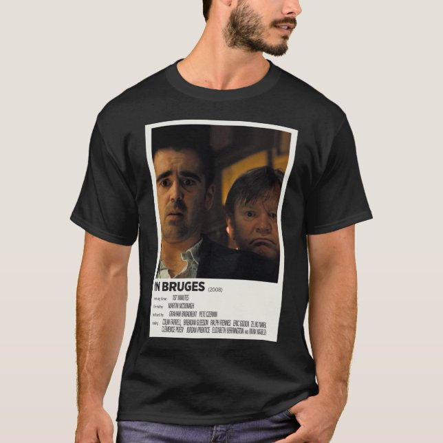 Camiseta In Bruges (2008) Alternative Film Poster Classic T (Frente)