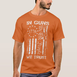 Camiseta In Guns We TrustWe The PeopleAR15 USA Flag Pro Gun