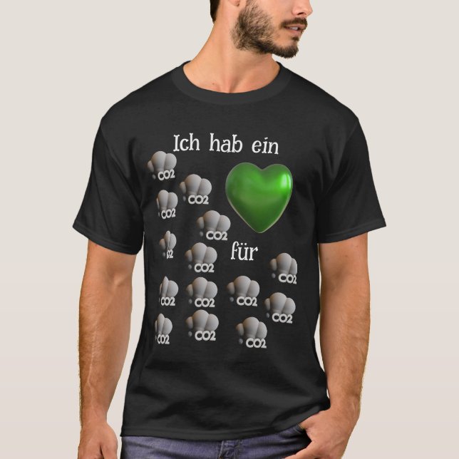 Camiseta in Herz für CO2 (Frente)
