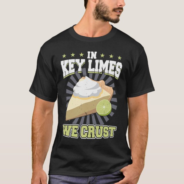 Camiseta In Key Limes We Crust  Key Lime Pie (Frente)