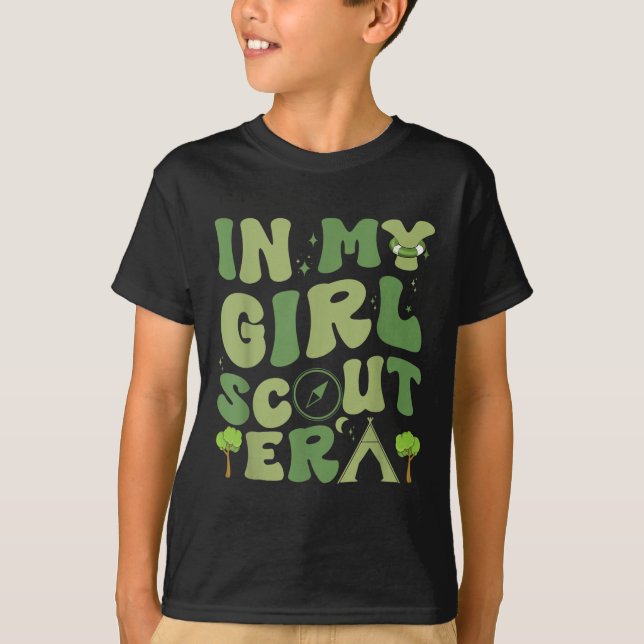 Camiseta In My Girl Patricks Day Scout Era, Scout Camping F (Frente)