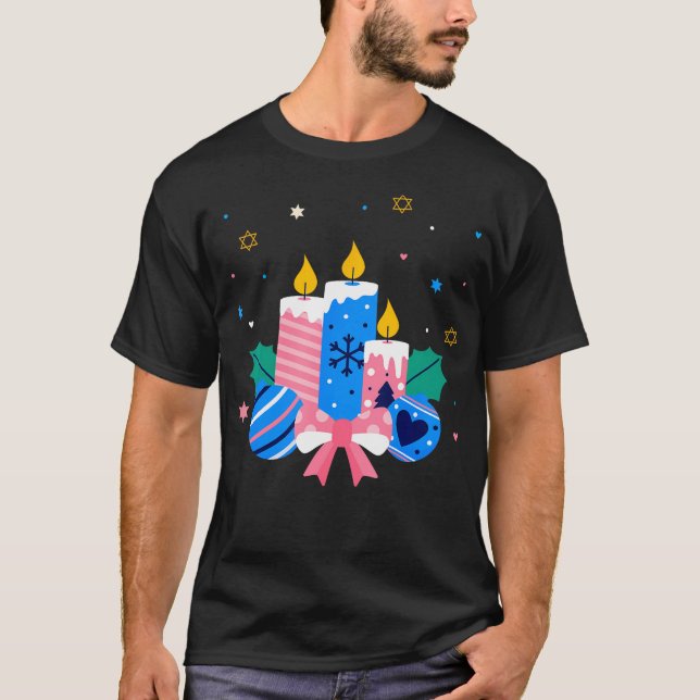 Camiseta In My Hanukkah Era Jewish Xmas Funny Christmas Han (Frente)