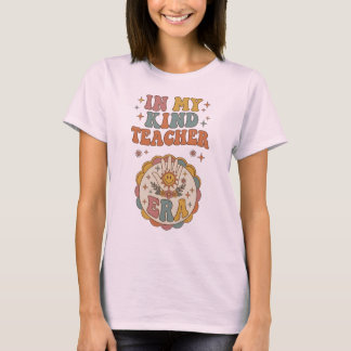Camiseta In My Kind Teacher Era Groovy Retro Back To School