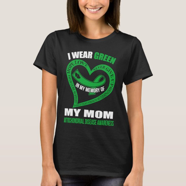 Camiseta In my memory of my mom MITOCHONDRIAL DISEASE AWARE (Frente)