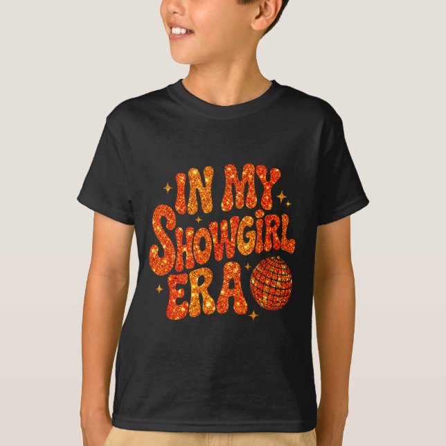 Camiseta In My Show Girl Era Grovy Bling For Women Kids  (Frente)