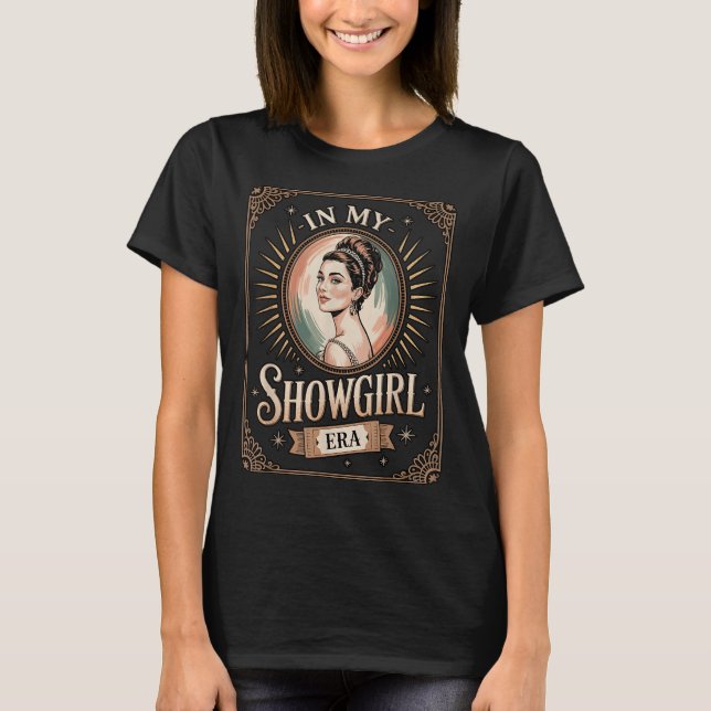 Camiseta In My Showgirl Era Retro Glamorous Confidence Wome (Frente)