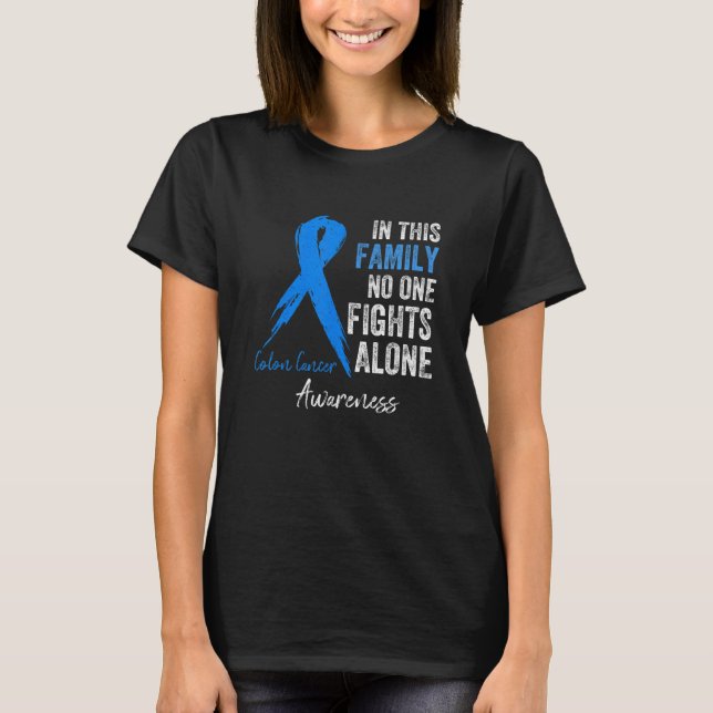 Camiseta In November We Wear Blue Ribbon Diabetes Awareness (Frente)