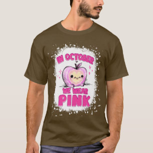 Camiseta In October We Wear Pink Teacher Breast Cancer Awar