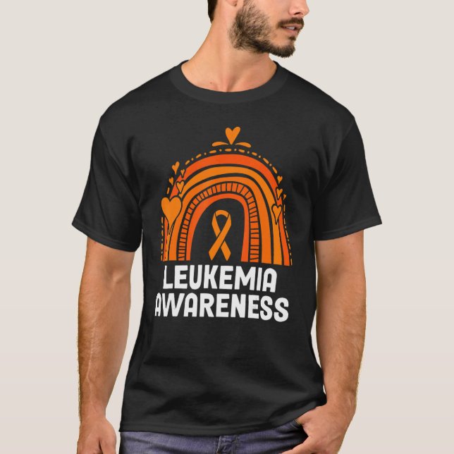 Camiseta In September We Wear Orange Leukemia Awareness Mon (Frente)