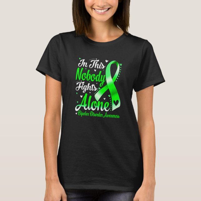 Camiseta In This Family Nobody Fight Alone Bipolar Disorder (Frente)