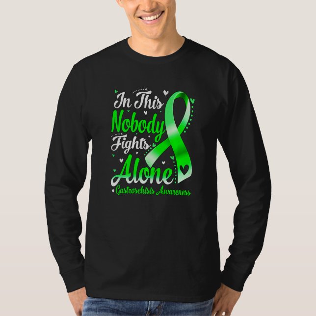 Camiseta In This Family Nobody Fight Alone Gastroschisis Aw (Frente)