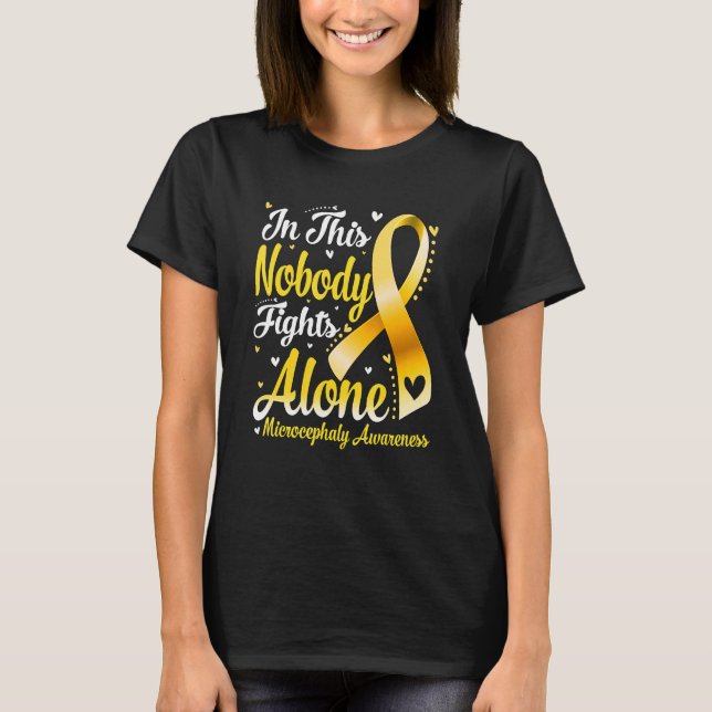 Camiseta In This Family Nobody Fight Alone Microcephaly Awa (Frente)