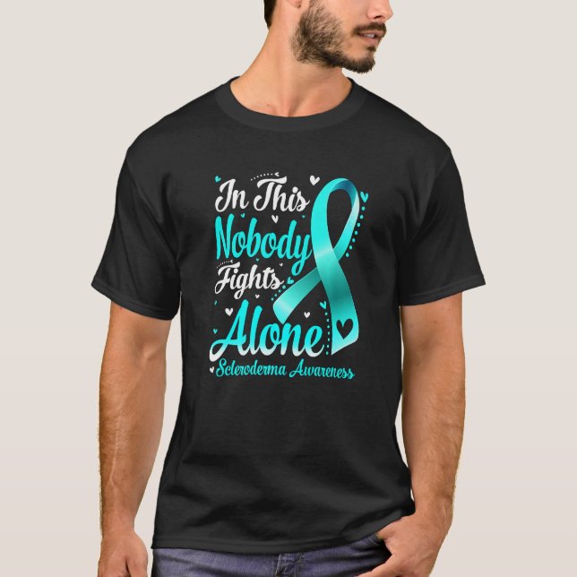Camiseta In This Family Nobody Fight Alone Scleroderma Awar (Frente)