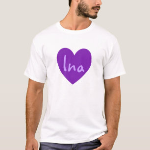 Camiseta Ina em roxo