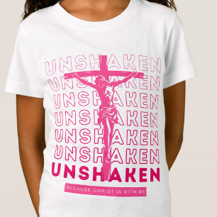 Camiseta Inabalável - Deus Jesus Cristo Oração Gráfico