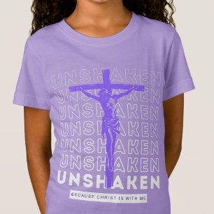 Camiseta Inabalável - Gratidão Reza Espírito Santo Roxo