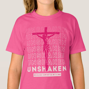 Camiseta Inabalável - Oração Religiosa Espírito Santo Rosa