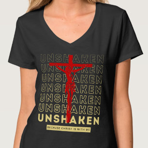 Camiseta Inabalável - Reze a Deus Religioso Natal de Cristo