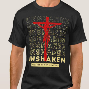 Camiseta Inabalável - Versículo da Bíblia da fé cristã Pret