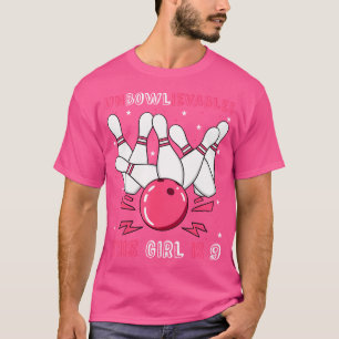 Camiseta Inacreditável Essa Garota Está Fazendo 9 Aniversár