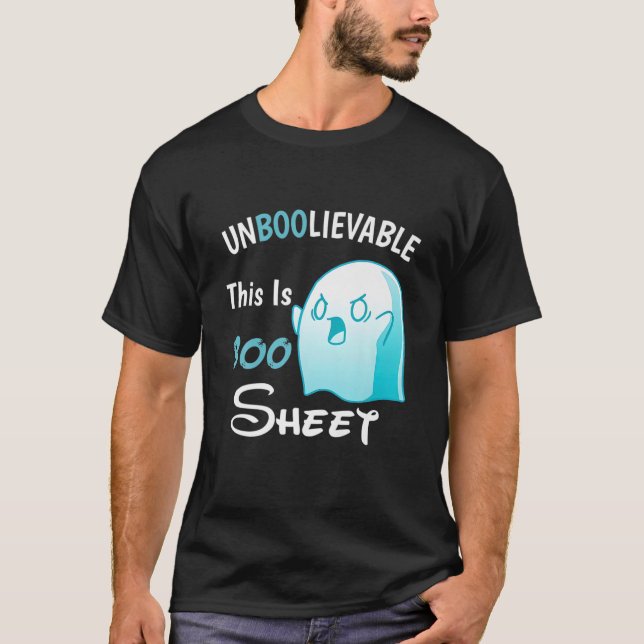 Camiseta Inacreditável Isto É O Fantasma De Halloween De Fo (Frente)
