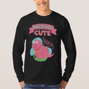 Camiseta Inacreditavelmente Taurus Zodiac Sinal Horoscópio 