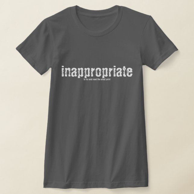 Camiseta Inadequada (Postura )