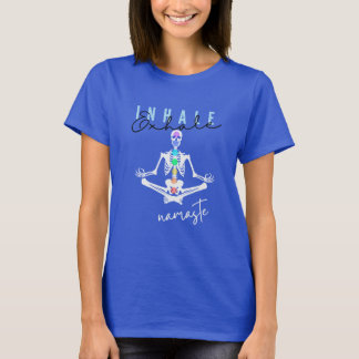 Camiseta Inalar, Exalar, Namaste" Yoga Tee