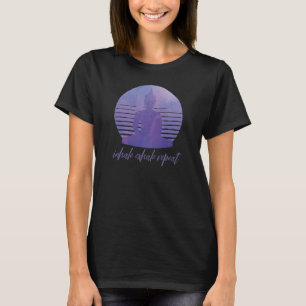 Camiseta Inalar Exalar Repetir Roxo