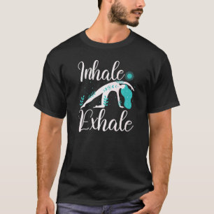 Camiseta Inalar Exalar Yoga Meditação Fitness Exercício Med