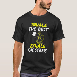 Camiseta Inalar Hookah Stress Libertar Shisha Fumando