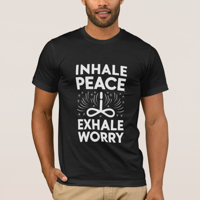 Camiseta Inalar o Exalar da Paz Preocupada (Frente)