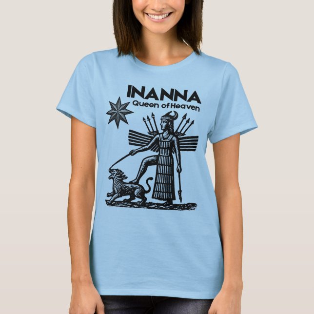 Camiseta INANNA Ishtar Rainha do Céu (Frente)