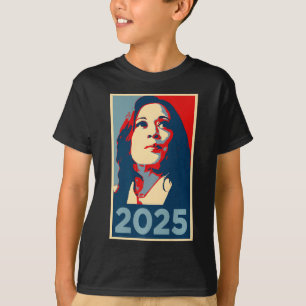 Camiseta Inauguração de 2025 Kamala Harris Obama Poster 47º