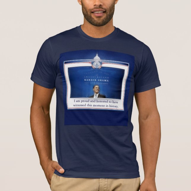 Camiseta Inauguração de Obama (Frente)